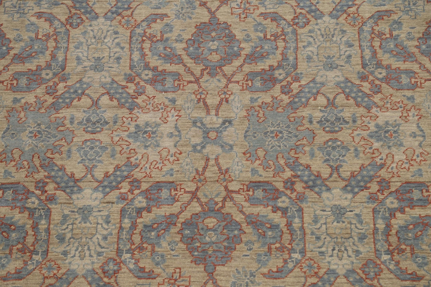 Silver Washed Ziegler Turkish Area Rug 7x10