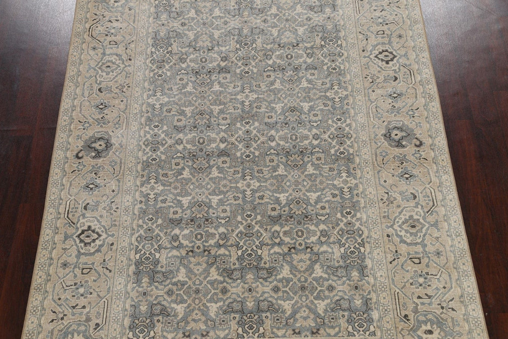 Silver Washed Ziegler Turkish Area Rug 7x10