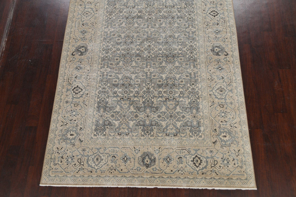 Silver Washed Ziegler Turkish Area Rug 7x10