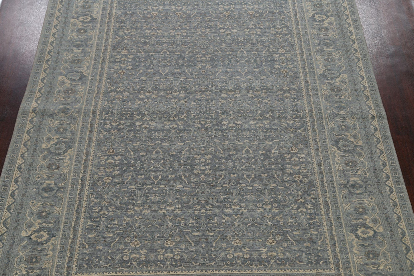 Silver Washed Ziegler Turkish Area Rug 9x12