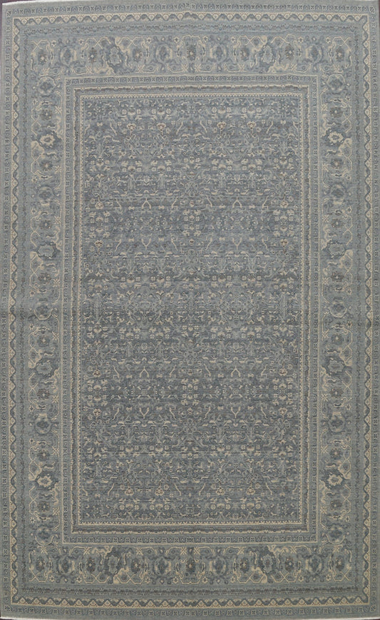 Silver Washed Ziegler Turkish Area Rug 9x12