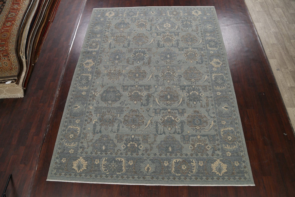 Silver Washed Ziegler Turkish Area Rug 9x12