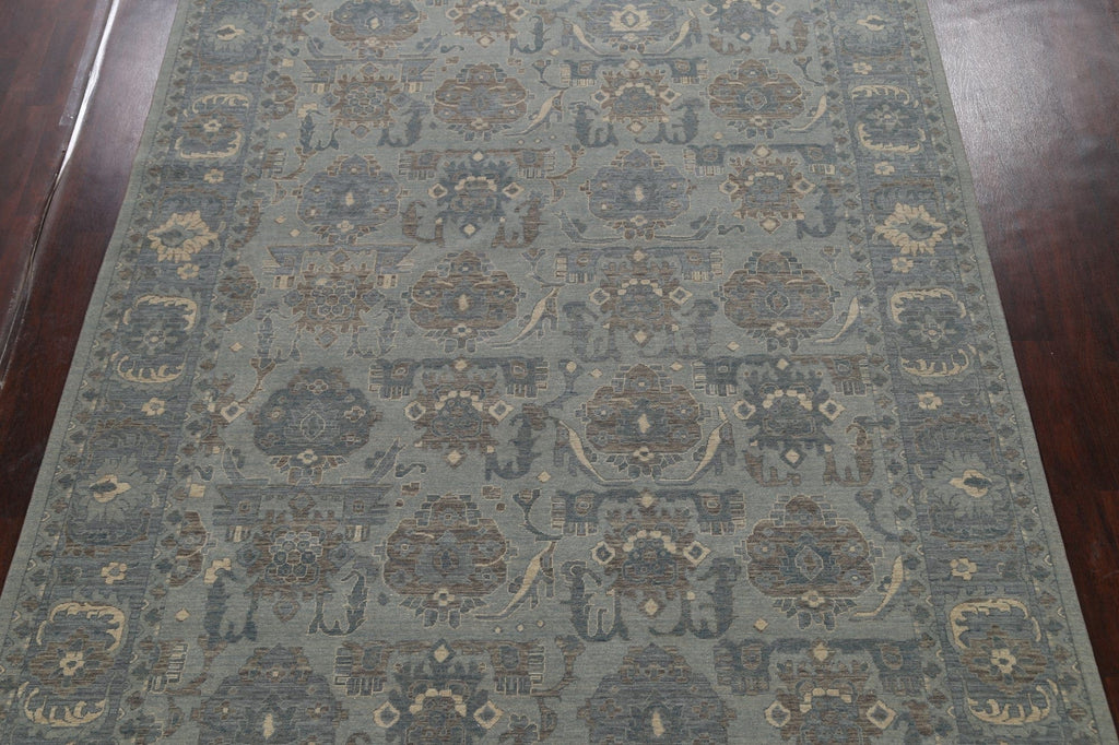 Silver Washed Ziegler Turkish Area Rug 9x12