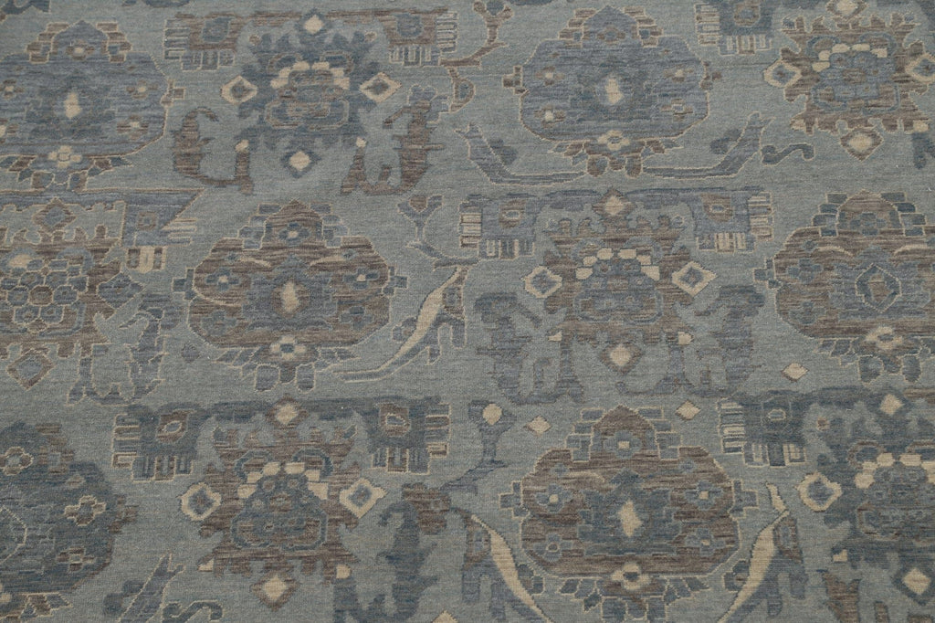 Silver Washed Ziegler Turkish Area Rug 9x12