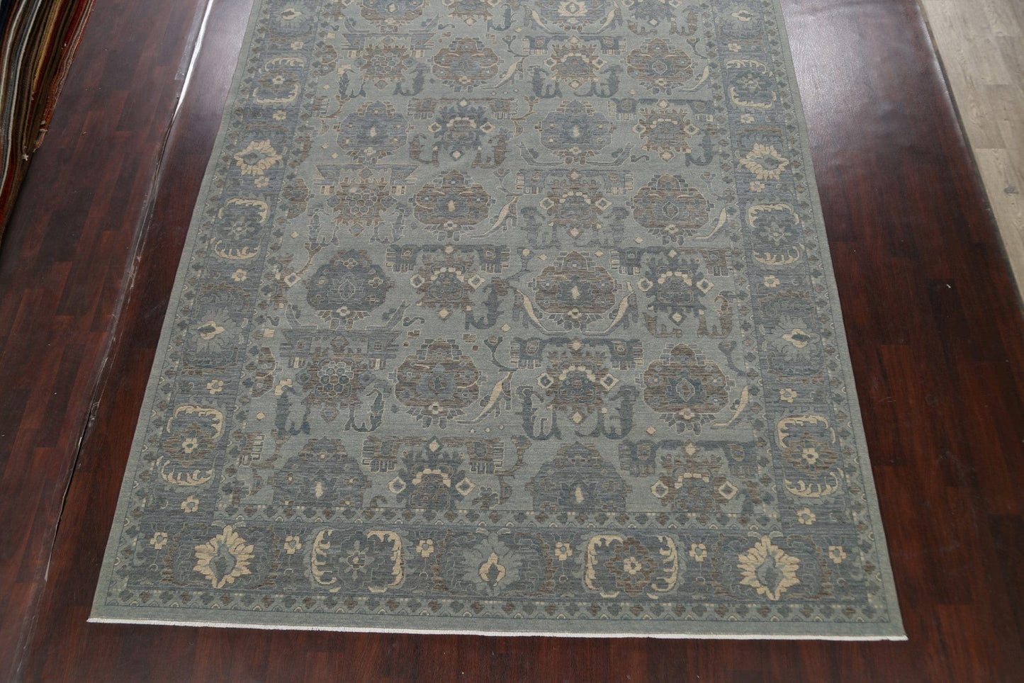 Silver Washed Ziegler Turkish Area Rug 9x12