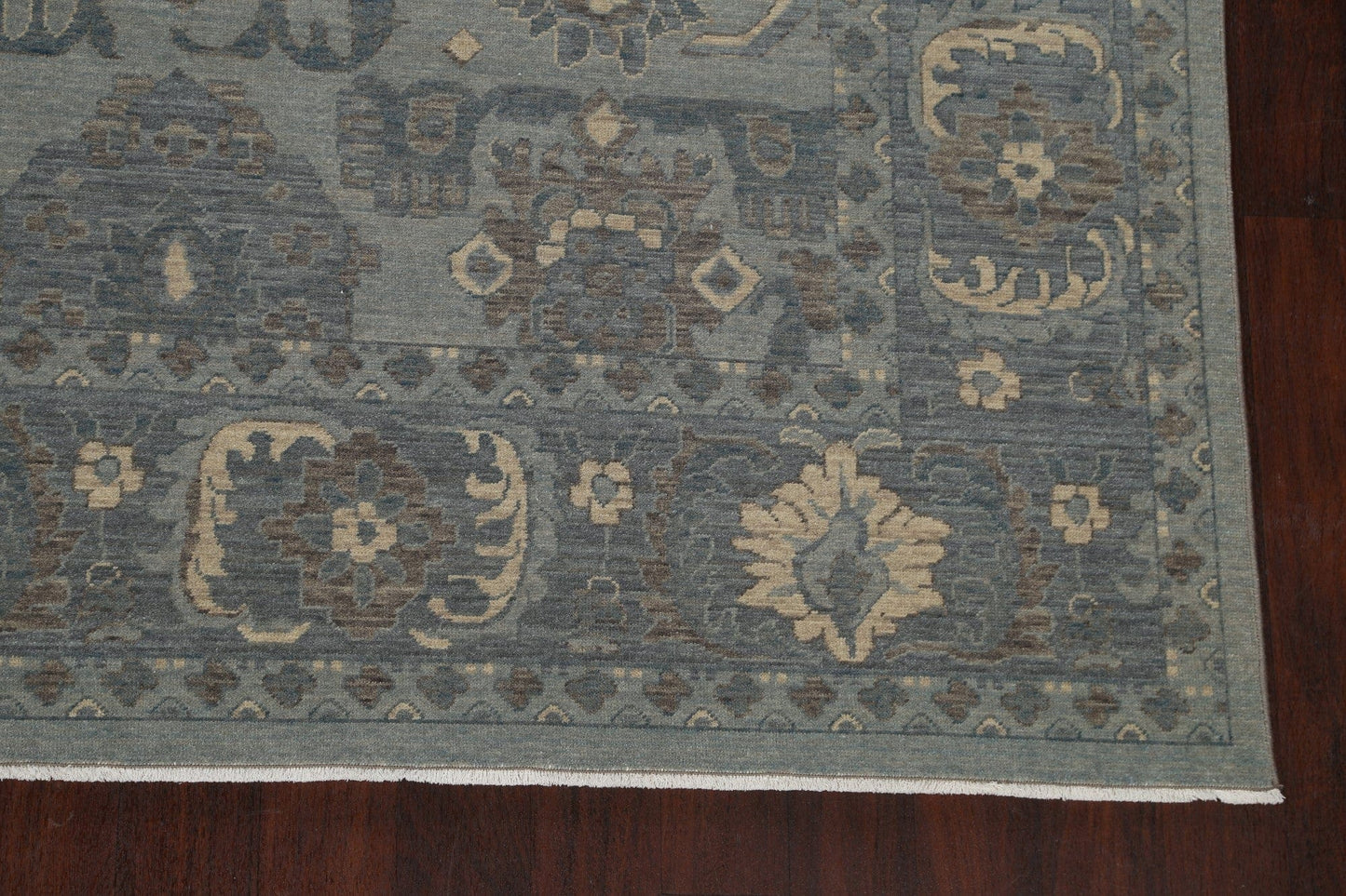 Silver Washed Ziegler Turkish Area Rug 9x12