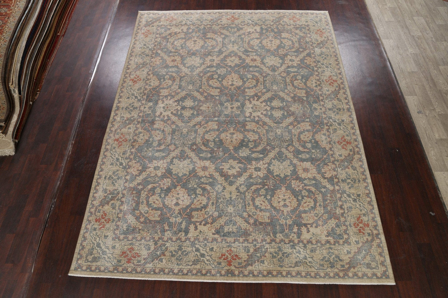 Silver Washed Ziegler Turkish Area Rug 9x12