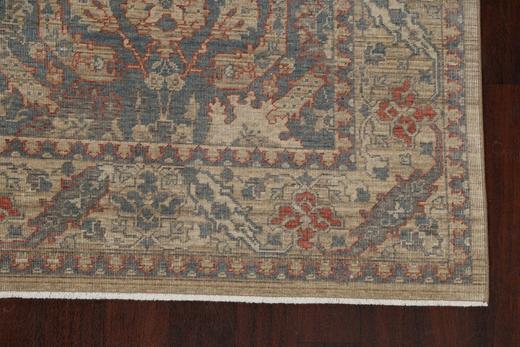 Silver Washed Ziegler Turkish Area Rug 7x10