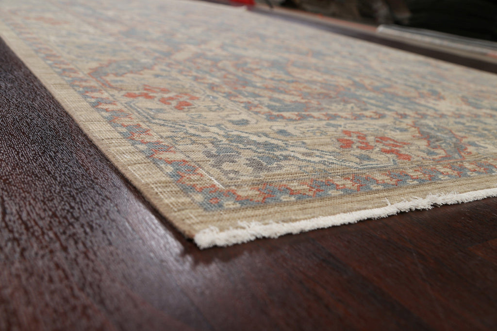 Silver Washed Ziegler Turkish Area Rug 7x10