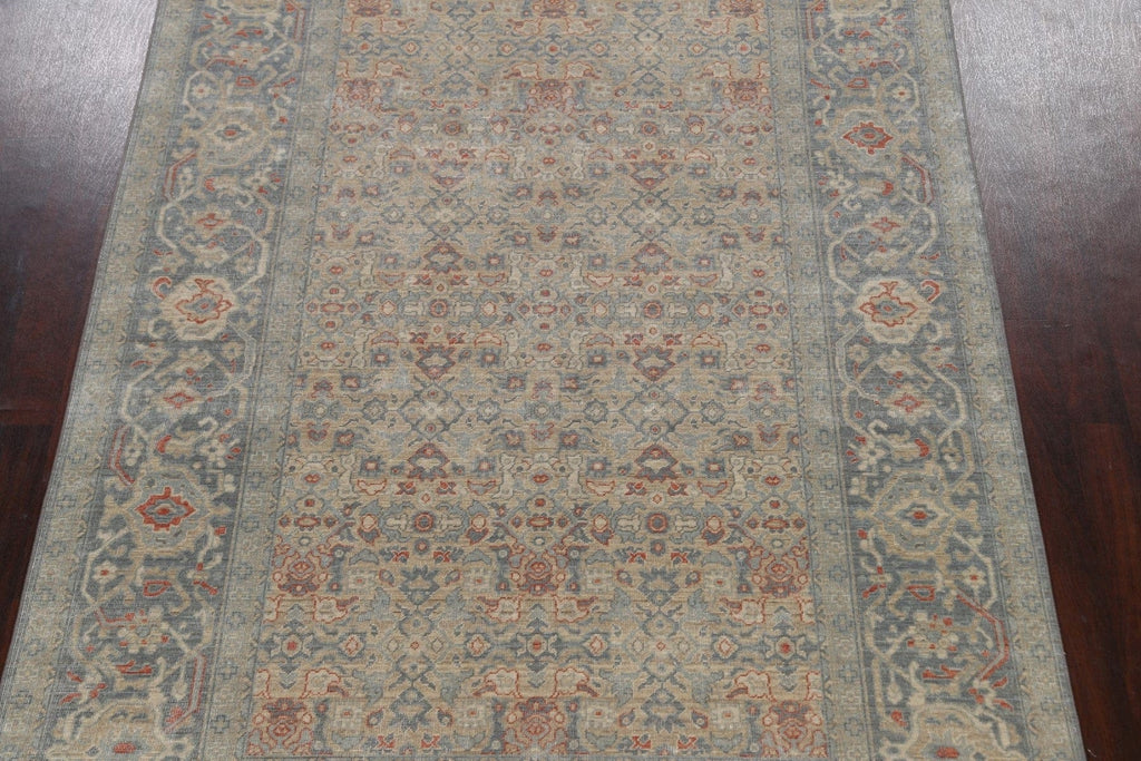 Silver Washed Ziegler Turkish Area Rug 7x10