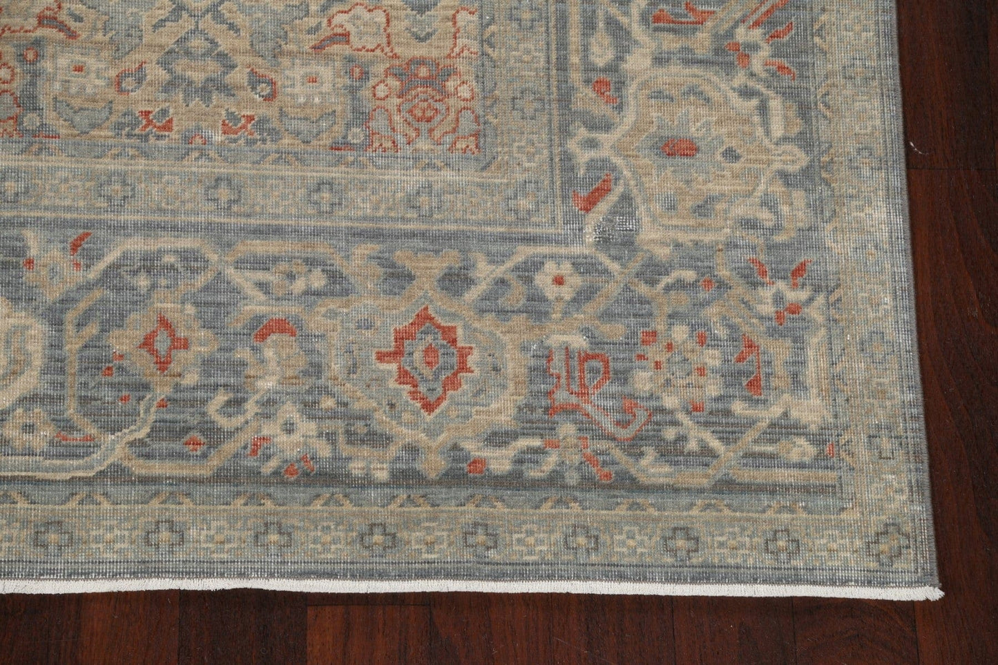 Silver Washed Ziegler Turkish Area Rug 7x10