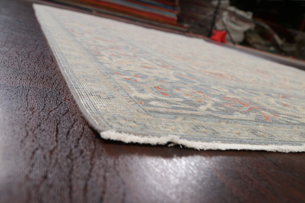 Silver Washed Ziegler Turkish Area Rug 7x10