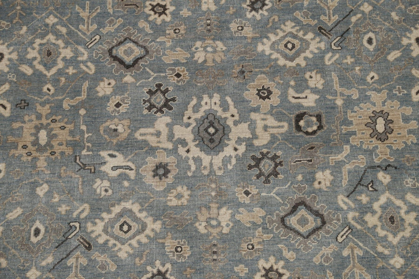 Silver Washed Ziegler Turkish Area Rug 7x10