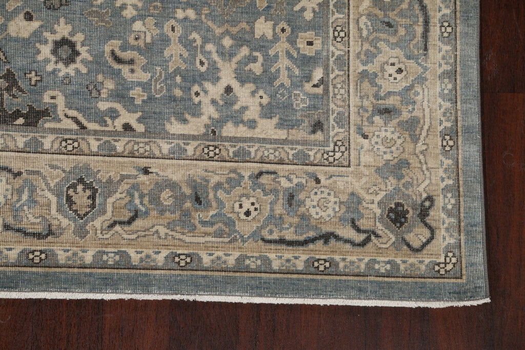 Silver Washed Ziegler Turkish Area Rug 7x10