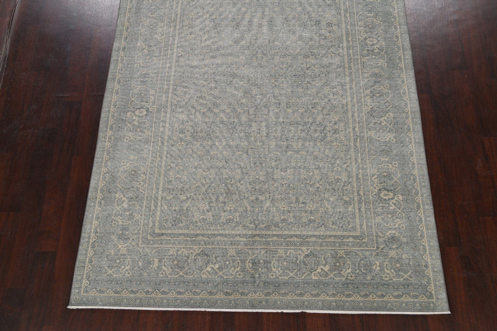 Silver Washed Ziegler Turkish Area Rug 7x10