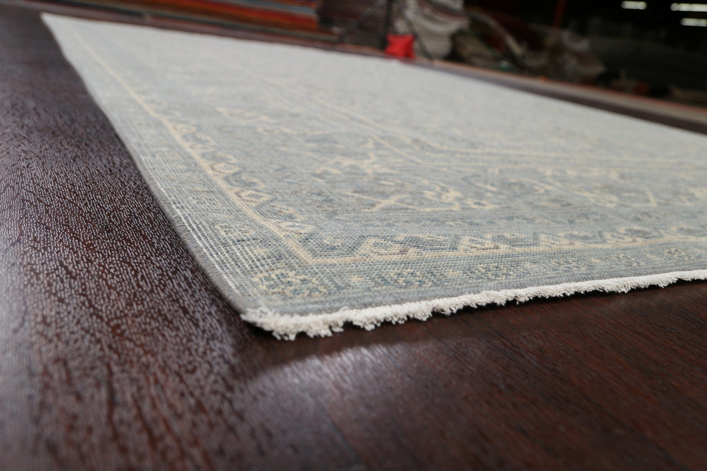 Silver Washed Ziegler Turkish Area Rug 7x10