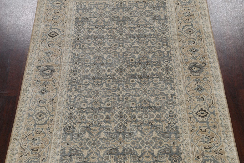 Silver Washed Ziegler Turkish Area Rug 7x10