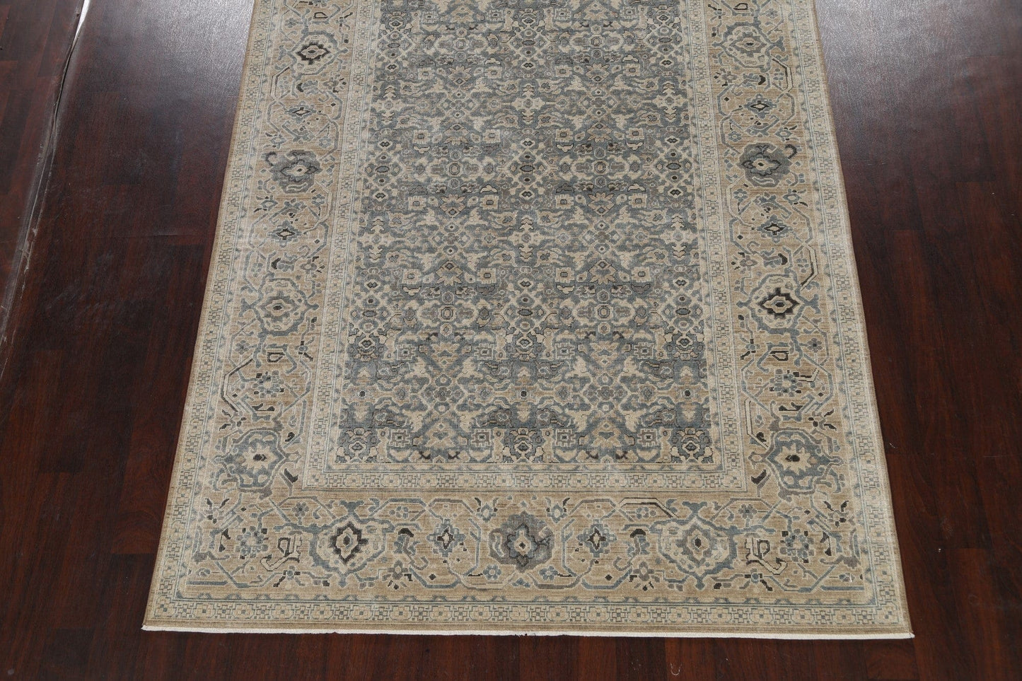 Silver Washed Ziegler Turkish Area Rug 7x10