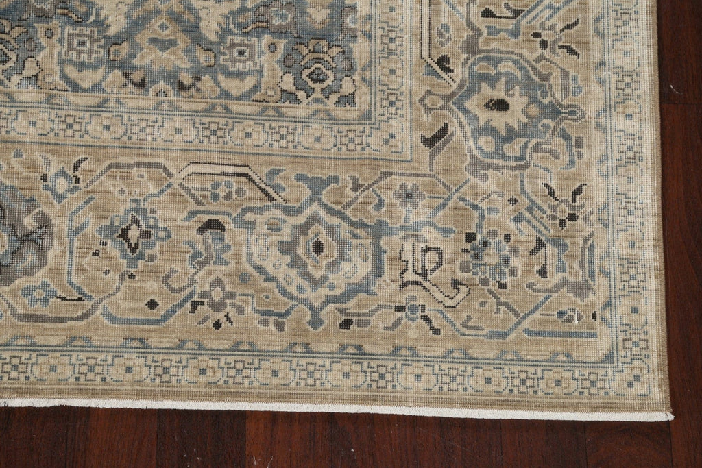 Silver Washed Ziegler Turkish Area Rug 7x10