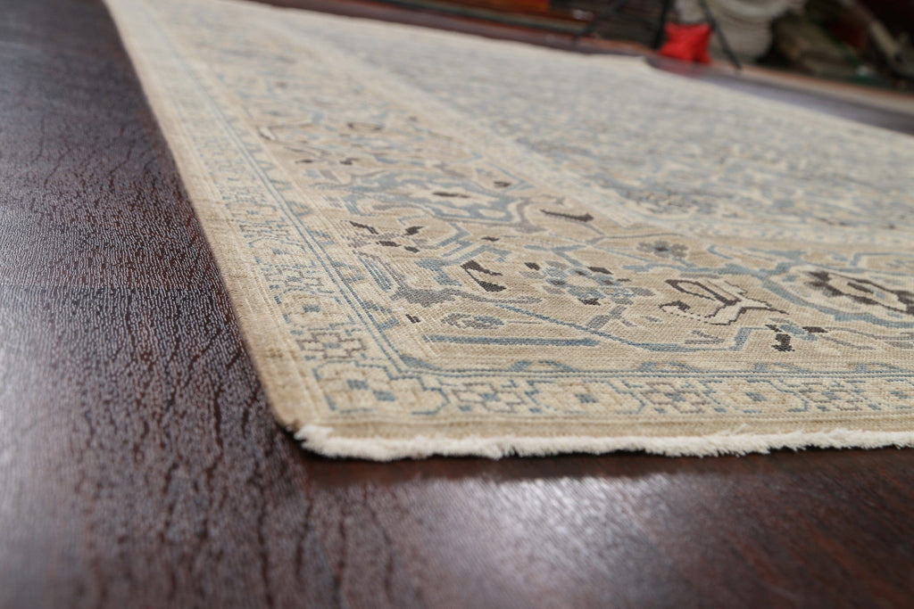 Silver Washed Ziegler Turkish Area Rug 7x10