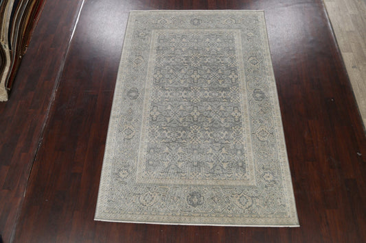 Silver Washed Ziegler Turkish Area Rug 7x10