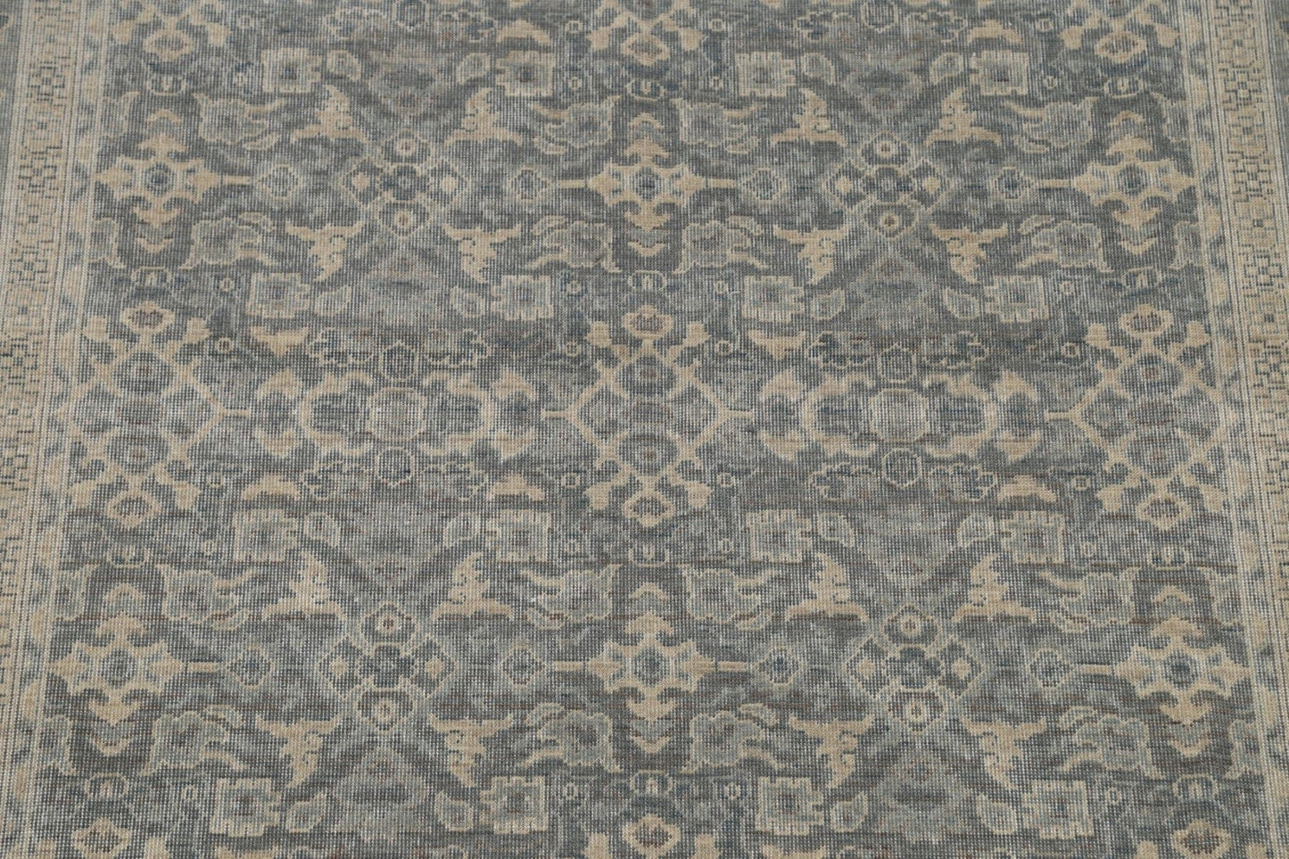 Silver Washed Ziegler Turkish Area Rug 7x10