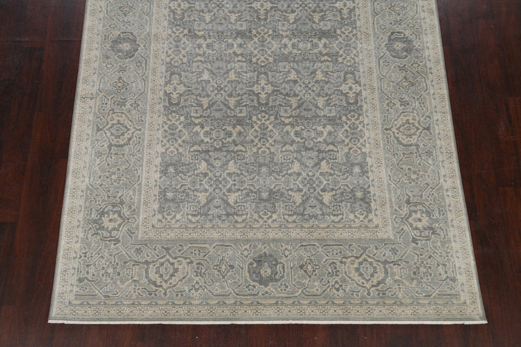 Silver Washed Ziegler Turkish Area Rug 7x10