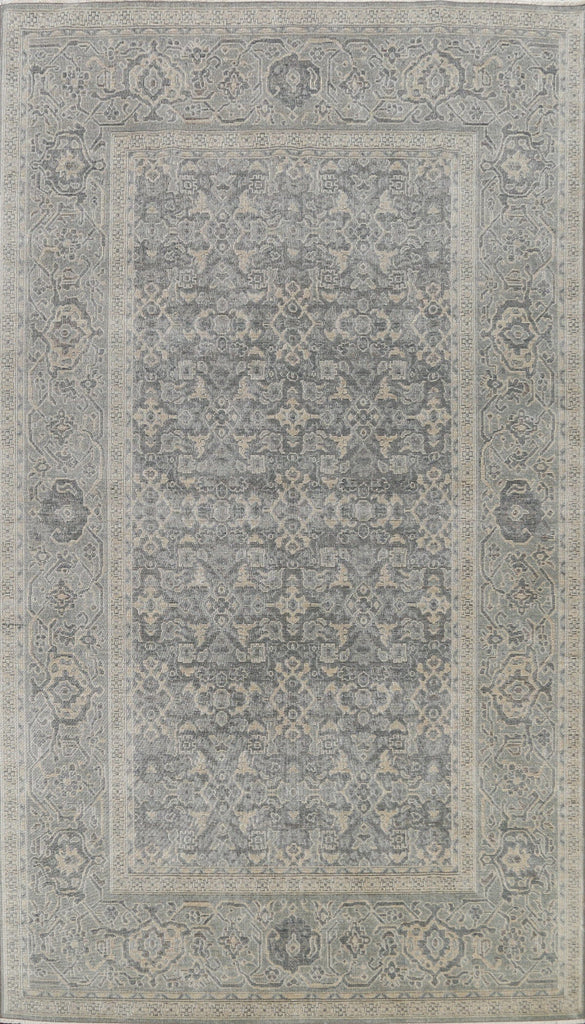 Silver Washed Ziegler Turkish Area Rug 7x10