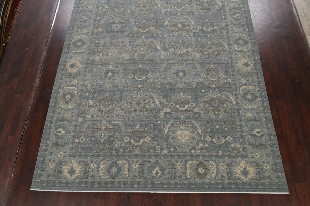 Silver Washed Ziegler Turkish Area Rug 9x12