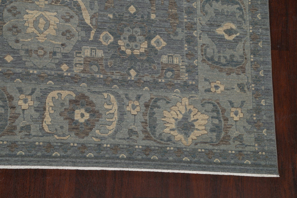 Silver Washed Ziegler Turkish Area Rug 9x12