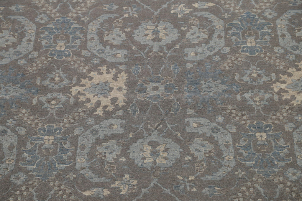 Silver Washed Ziegler Turkish Area Rug 9x12