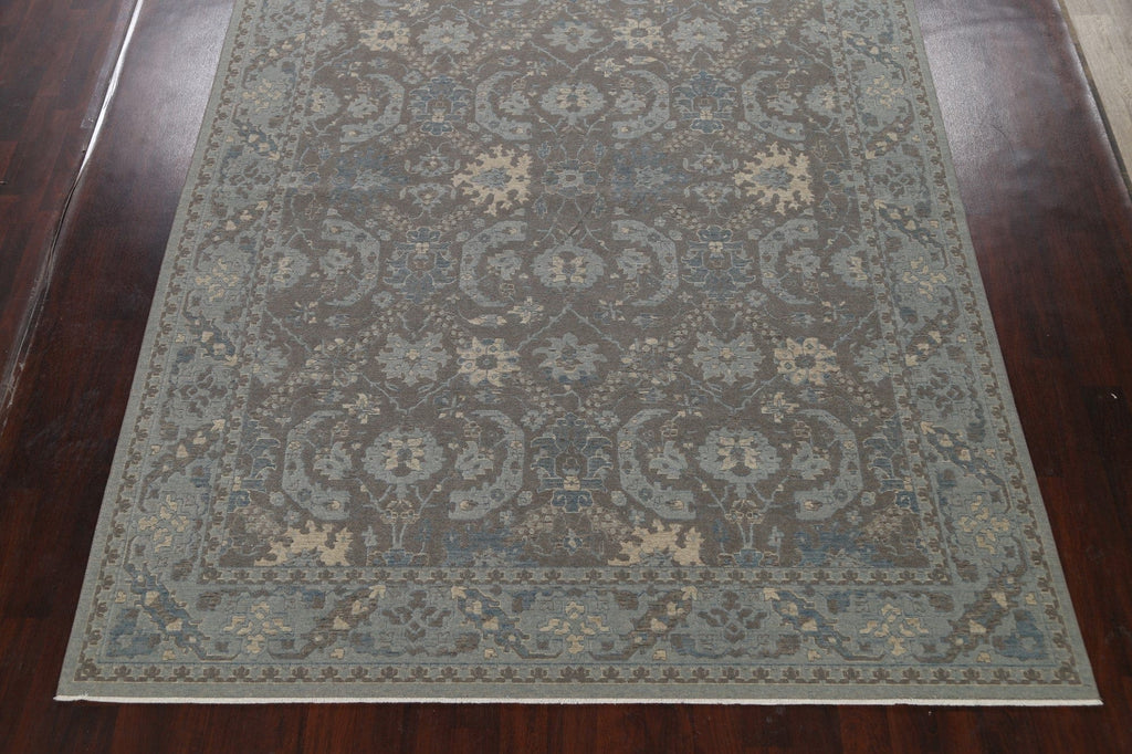 Silver Washed Ziegler Turkish Area Rug 9x12