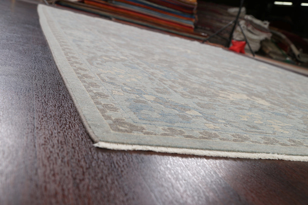 Silver Washed Ziegler Turkish Area Rug 9x12