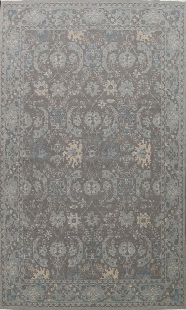 Silver Washed Ziegler Turkish Area Rug 9x12