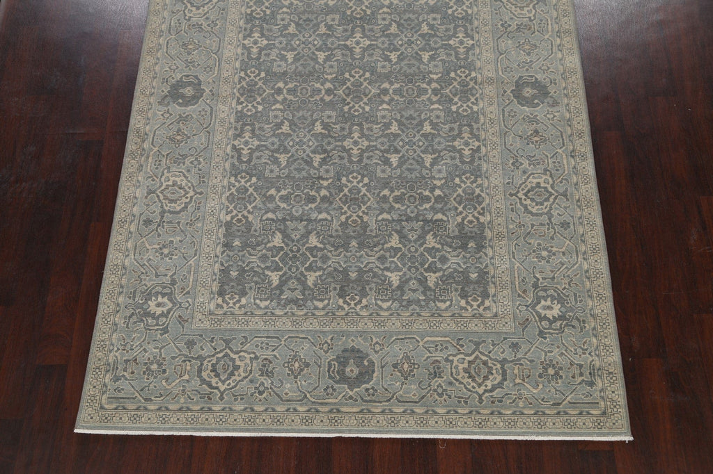 Silver Washed Ziegler Turkish Area Rug 7x10