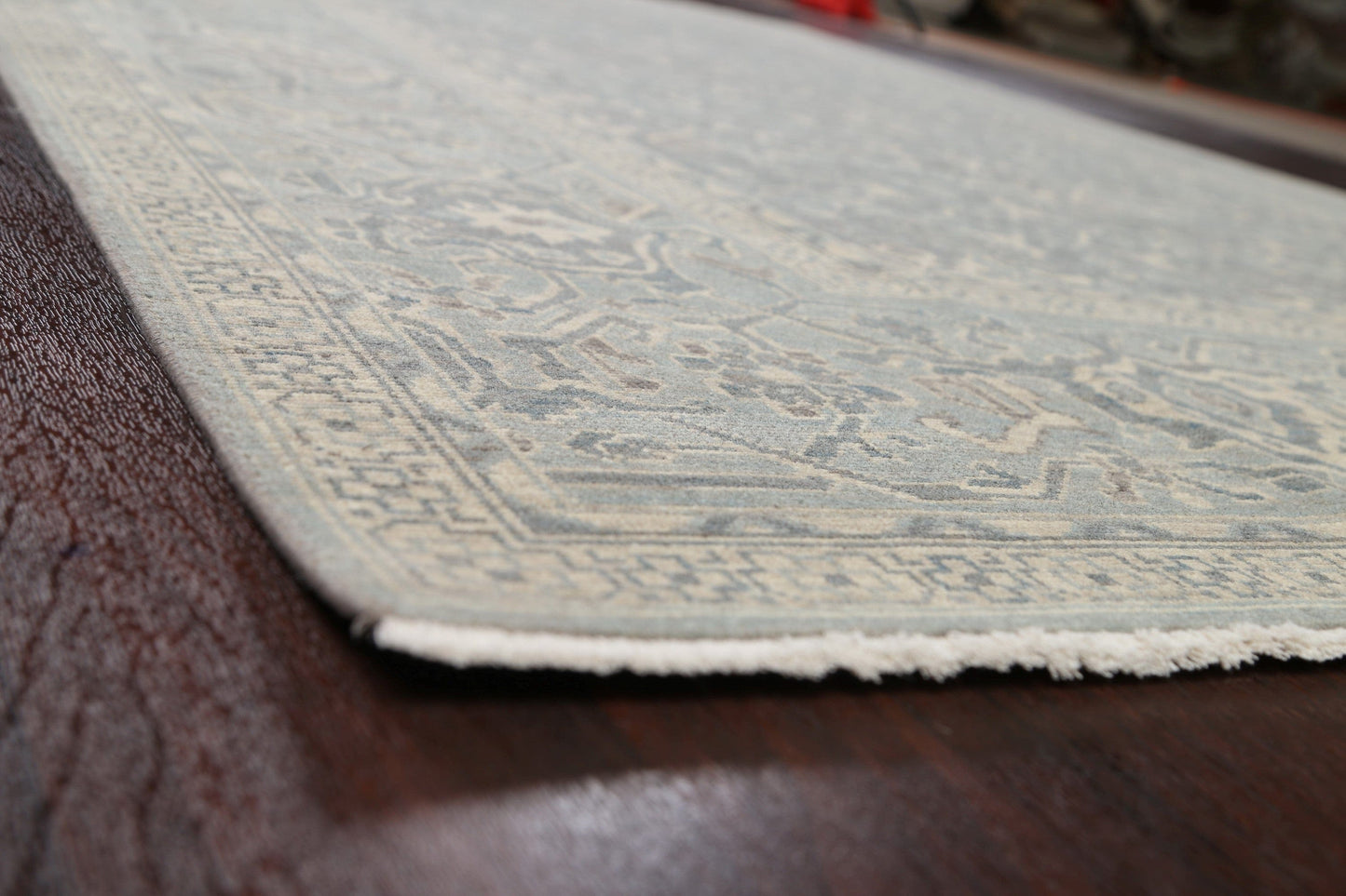 Silver Washed Ziegler Turkish Area Rug 7x10