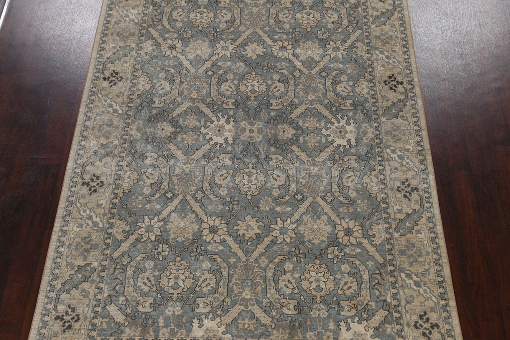 Silver Washed Ziegler Turkish Area Rug 7x10