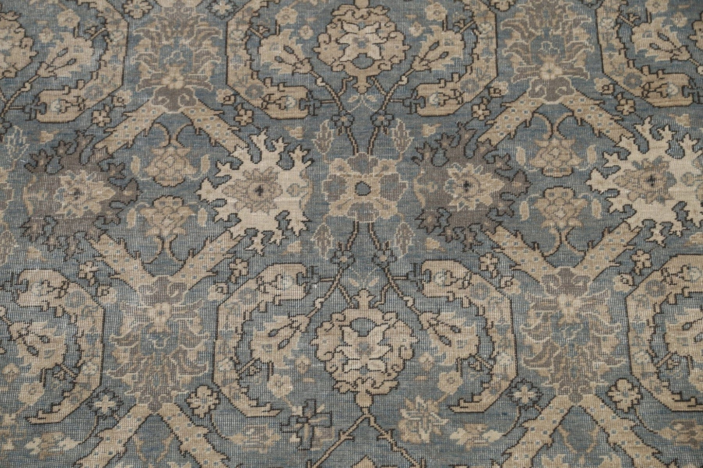 Silver Washed Ziegler Turkish Area Rug 7x10