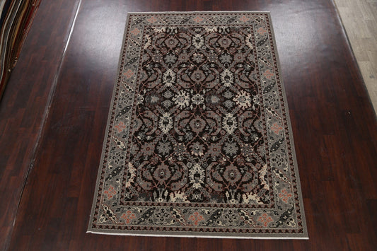 Silver Washed Ziegler Turkish Area Rug 7x10