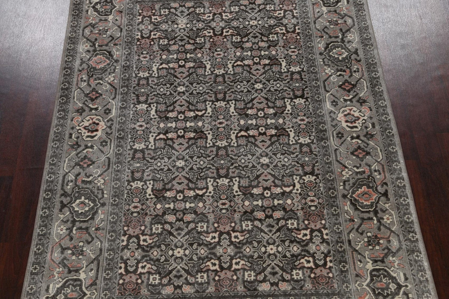 Silver Washed Ziegler Turkish Area Rug 7x10