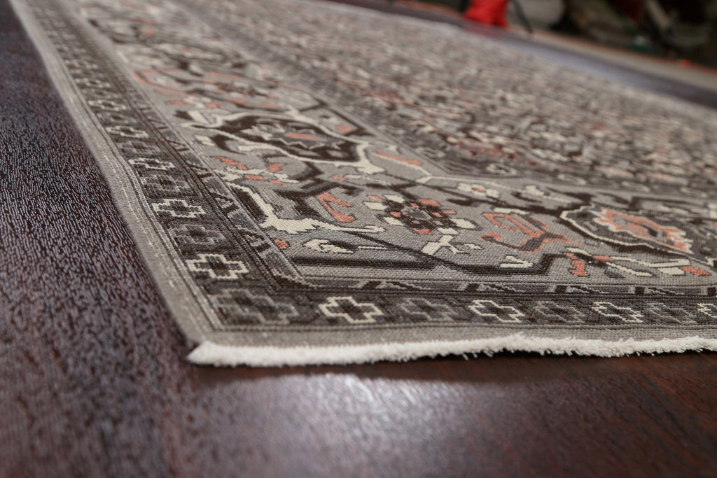 Silver Washed Ziegler Turkish Area Rug 7x10