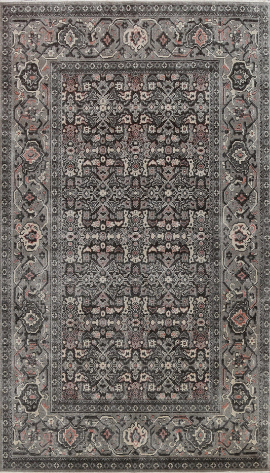 Silver Washed Ziegler Turkish Area Rug 7x10