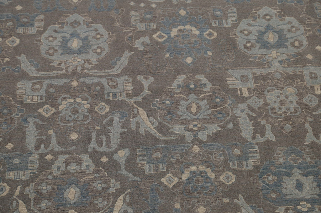 Silver Washed Ziegler Turkish Area Rug 9x12