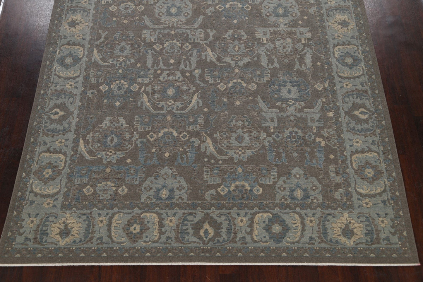 Silver Washed Ziegler Turkish Area Rug 9x12