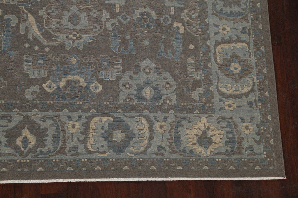 Silver Washed Ziegler Turkish Area Rug 9x12