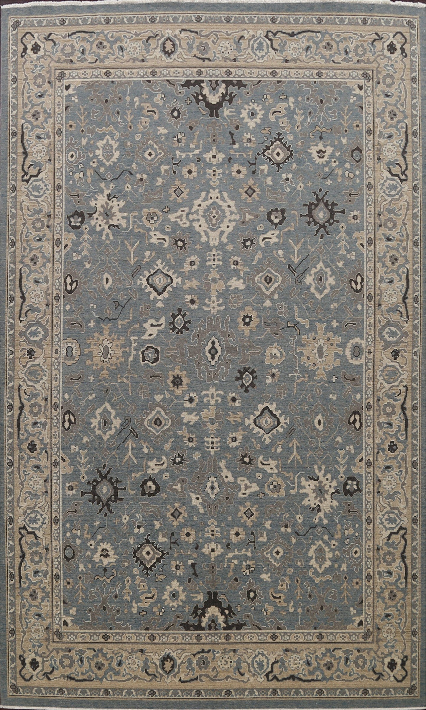 Gray Ziegler Turkish Area Rug 9x12