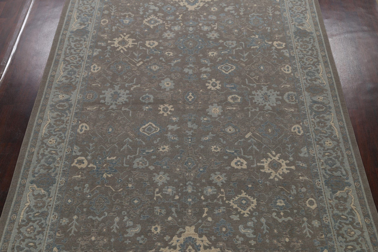 Silver Washed Ziegler Turkish Area Rug 9x12