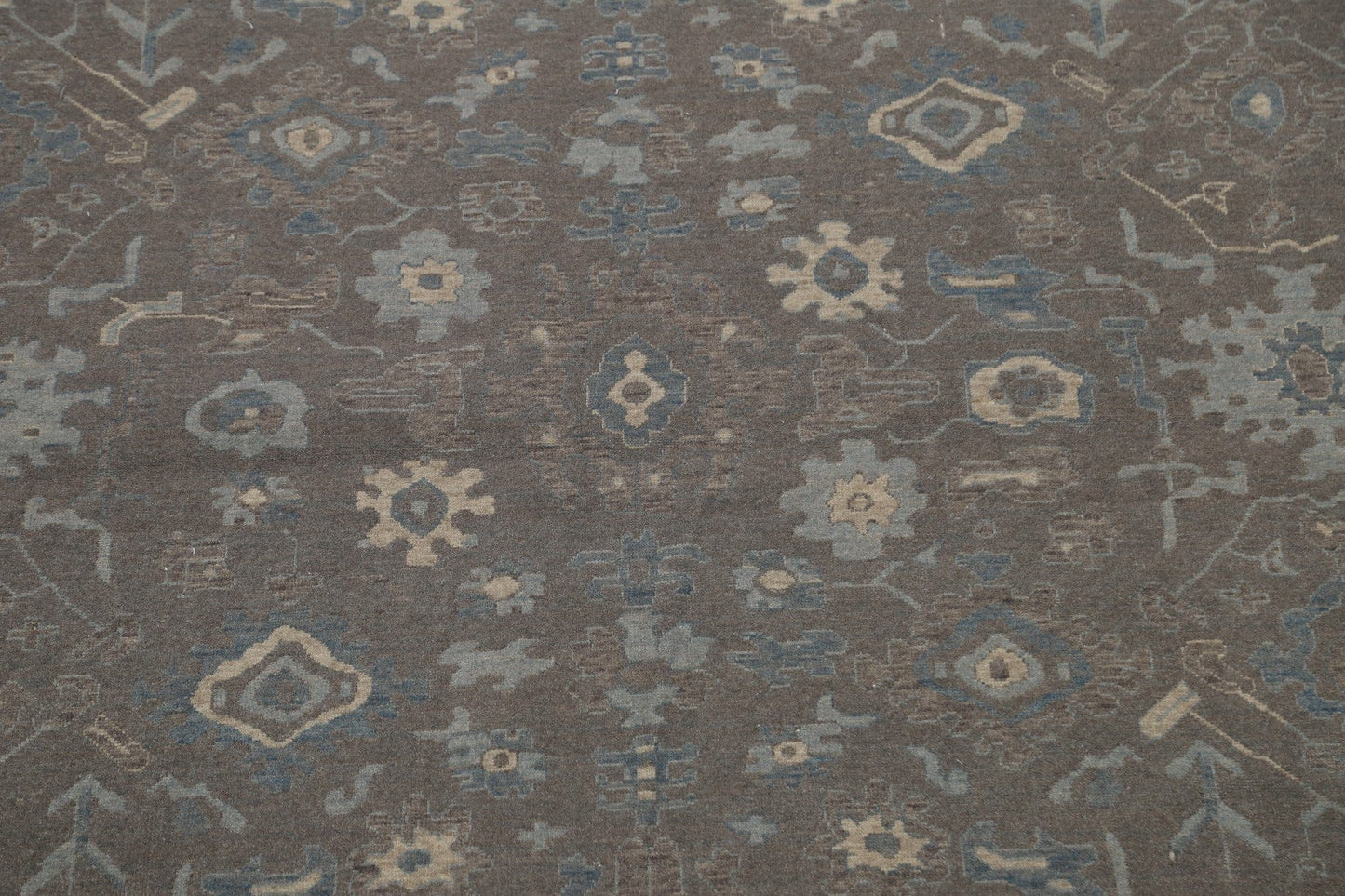 Silver Washed Ziegler Turkish Area Rug 9x12