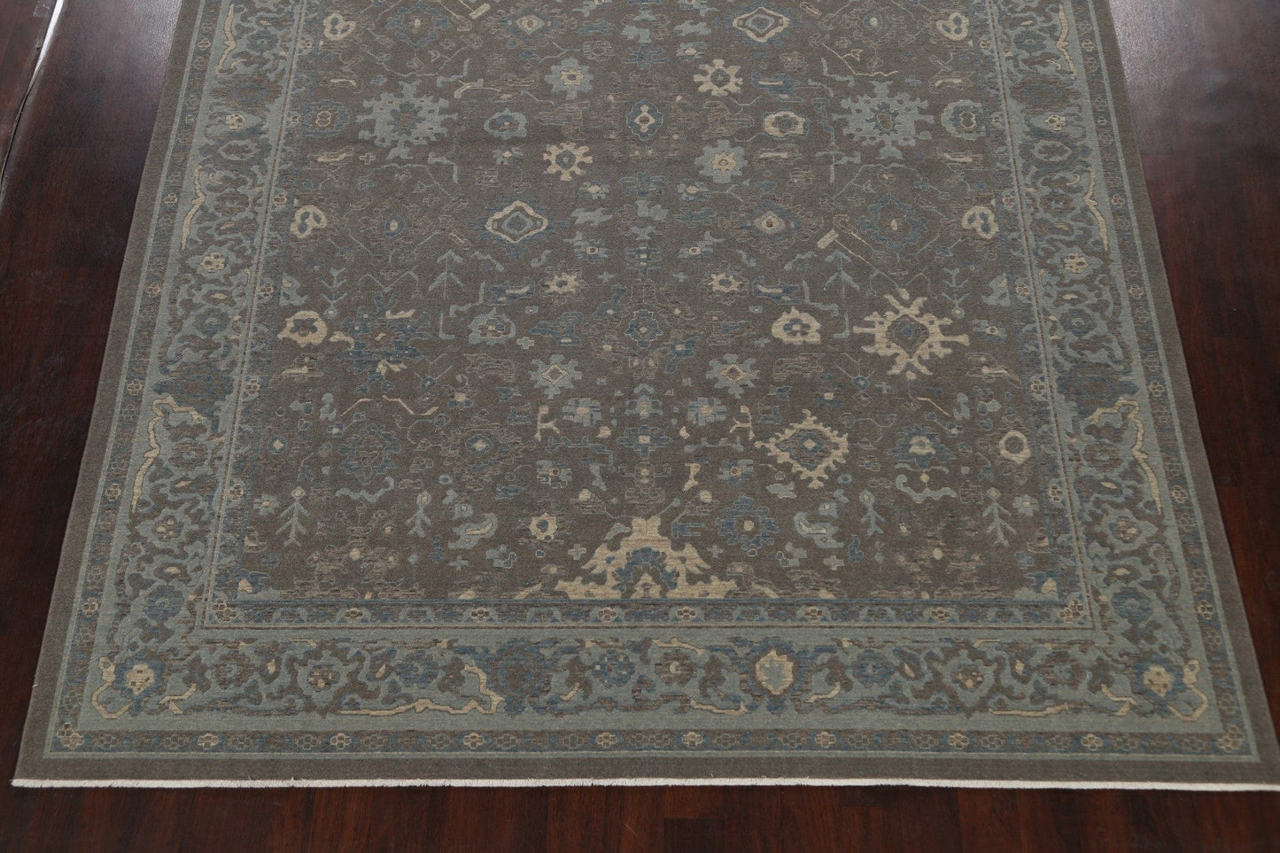 Silver Washed Ziegler Turkish Area Rug 9x12