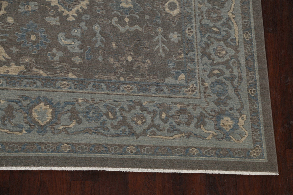 Silver Washed Ziegler Turkish Area Rug 9x12